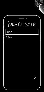 Death Note Notepad Bloc-note