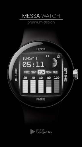 MW36 Space Digital Watch Screenshot 1 - AppWisp.com