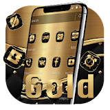 Golden Luxury Black Business Theme icon
