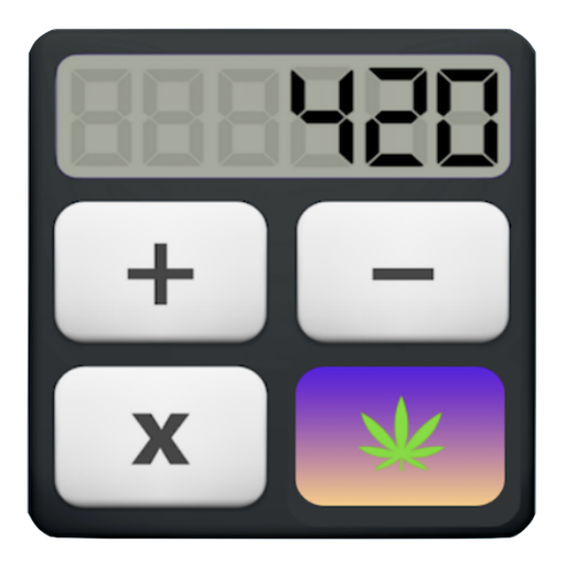 Weed calculator for THC & CBD logo