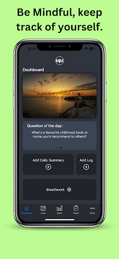 Android application MindfulMe screenshort
