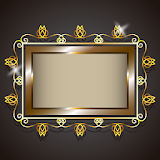 Unique Golden Photo Frames icon