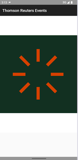Android application Thomson Reuters Events screenshort