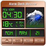 Cover Image of Download Alarm clock style weather widget 16.6.0.6271_50157 APK