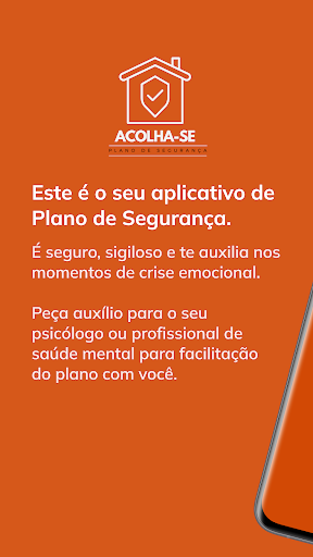 Android application Acolha-se screenshort