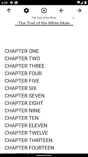 Android application Book, The Trail of the White M screenshort