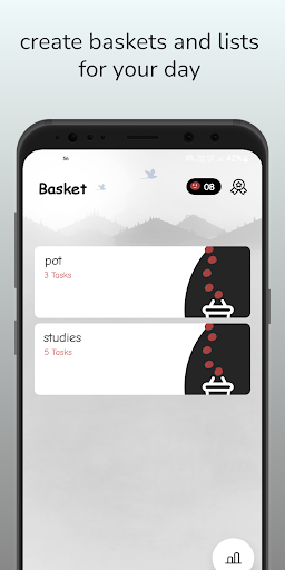 Pomodo: Focus Basket Screen 2