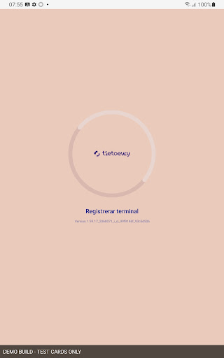 Android application Tietoevry Tap On Phone screenshort