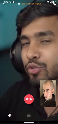 Techno Gamerz Fake Video Call Screen 3