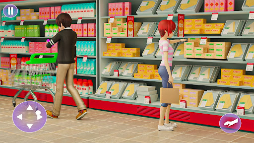 Anime Girl Virtual School Life