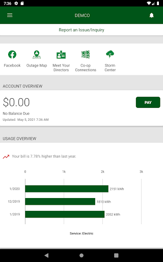 Screenshot of MyDEMCO