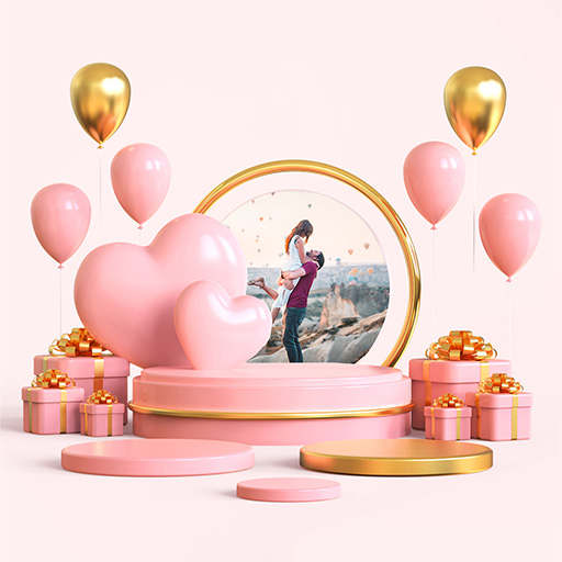 Valentine Day Photo Frame 2024 logo