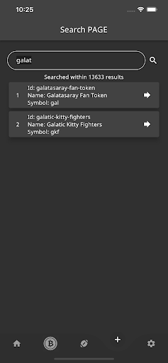 Crypto Alarm Screen 2