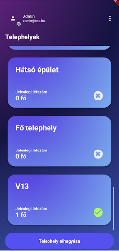 ESS Beléptető Screen 2