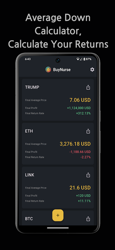 #1. BuyNurse: Average Price Calc (Android) 由: dongy