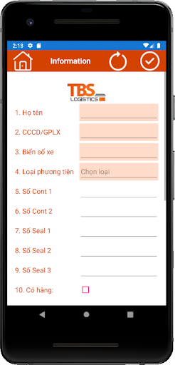 Logistics thử nghiệm Screen 2