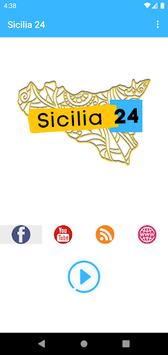 Android application Sicilia 24 TV screenshort