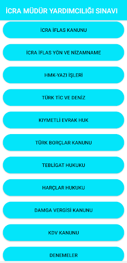 İcra Müdür Yardımcılığı Sınavı Screen 3