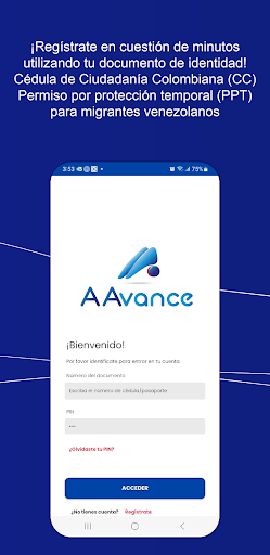 Billetera AAvance Screen 3