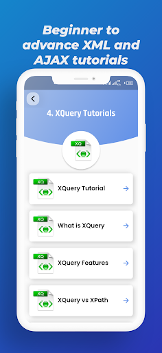 Learn XML and AJAX (Offline) Screen 3