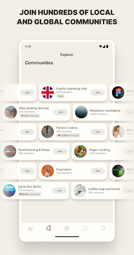 Presence: Network & Community Screen 3