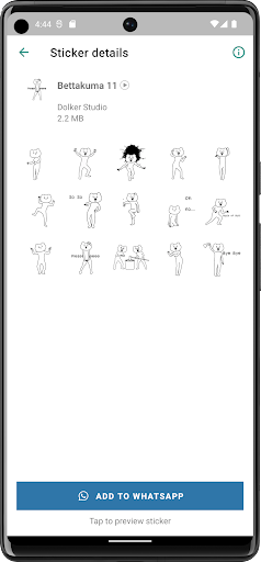 Betakkuma Gif WAStickerApps