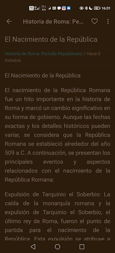 Historia Roma: República Screen 3