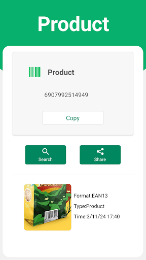 Screenshot of QR & Barcode Scanner