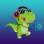 Cover Image of Baixar Animated Cute Dino Stickers 1.0 APK