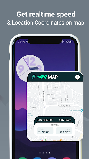 Floating Navigation & Map Screen 3