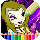Coloring Game of Winx Girls icon