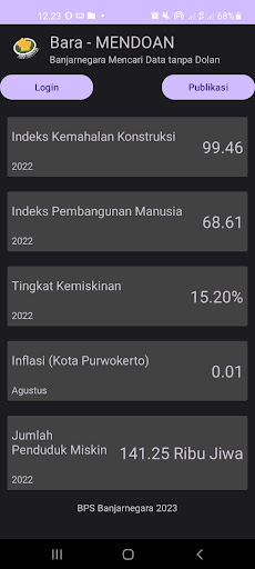 Android application Bara-Mendoan screenshort
