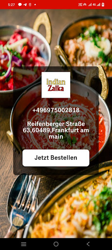Android application Indian Zaika screenshort