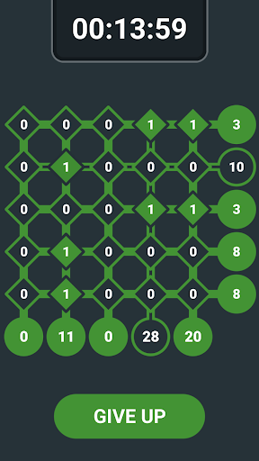 Binary Grid - Brain Math Game Screen 2