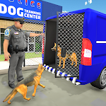 Cover Image of Télécharger Simulation de conducteur de camion de transport de chien policier 3D  APK