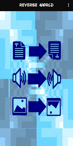 Android application Reverse world , reverse text screenshort
