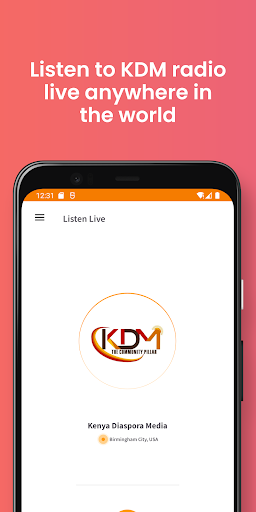 Android application Kenya Diaspora Media Radio screenshort