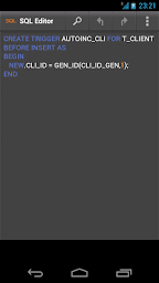 SQL Editor