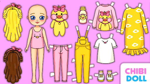 Chibi Dolls Games Dress Up screenshot