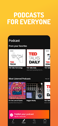 Playary: Music and Podcast Screen 2