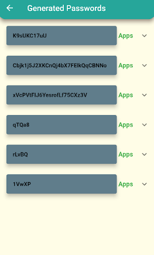 Strong Password Generator Screen 2