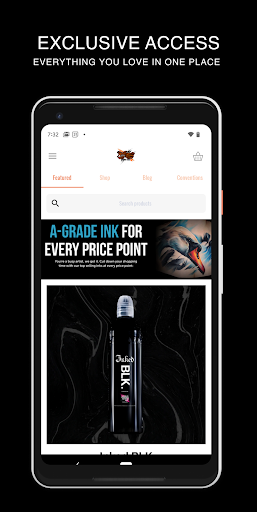 Screenshot of World Famous Tattoo Ink