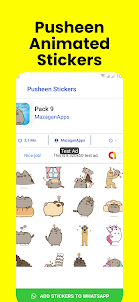 Pusheen Animated WAStickerApps