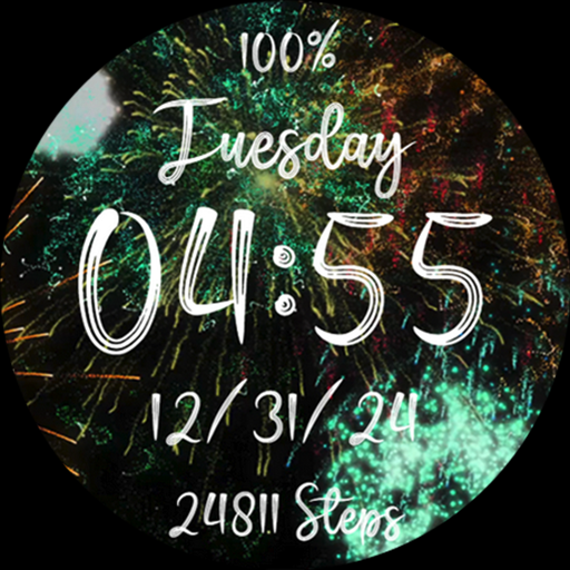 Fireworks New Year Celebration logo