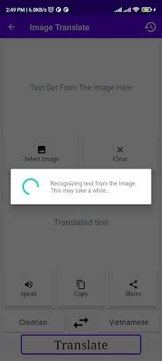 Croatian Vietnamese Translator Screen 3