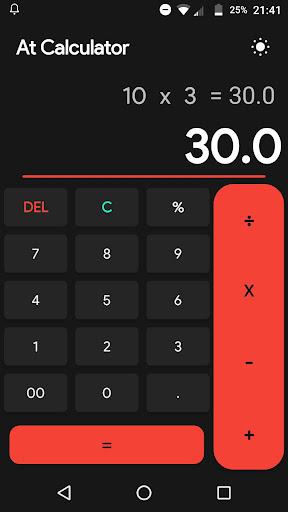 At Calculator Screen 3