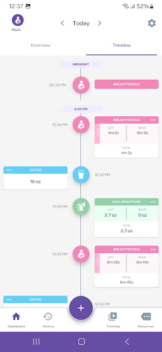 Lansinoh Smartpump 2.0 App Screen 3