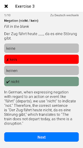 Learn German Grammar Exercises