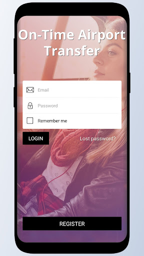 Android application On-Time Airport Transfer screenshort