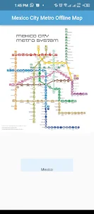 Mexico City Metro Offline Map